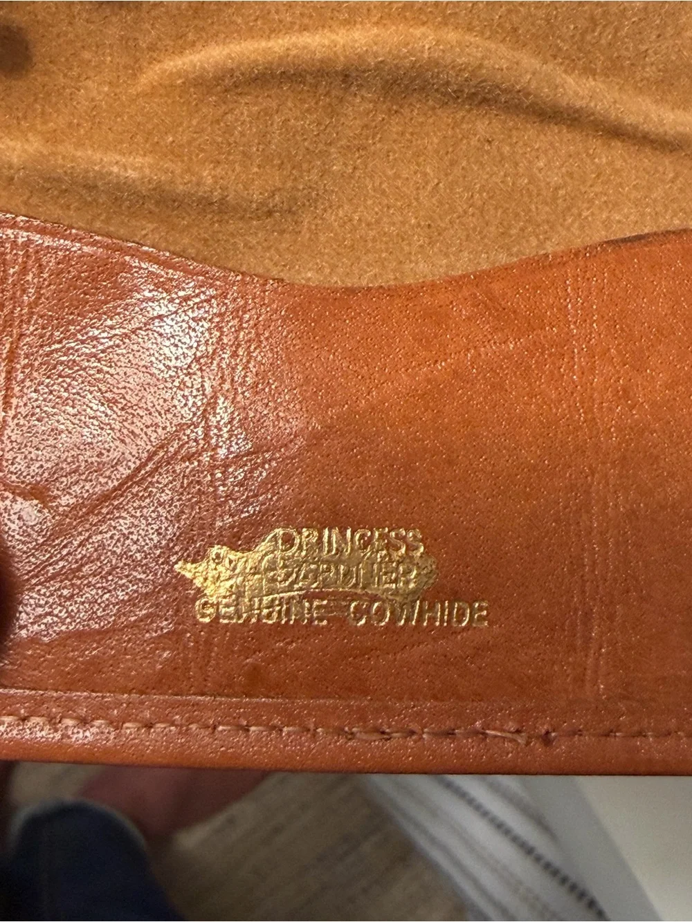 Vintage Princess Gardner Leather Keyholder Wallet. Genuine Leather.